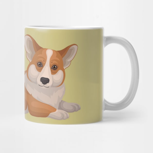 Chilin' Corgi by NewWorldIsHere